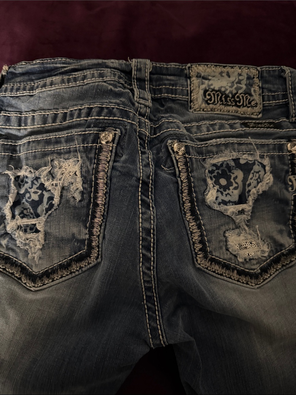 Miss Me Mid Rise Cuffed Skinny Jeans - Picture 4 of 4